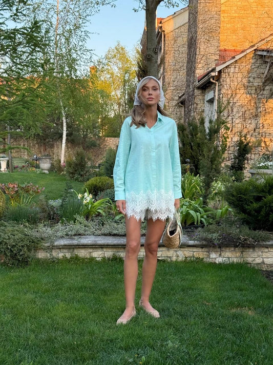 Dentelle Shirt Dress