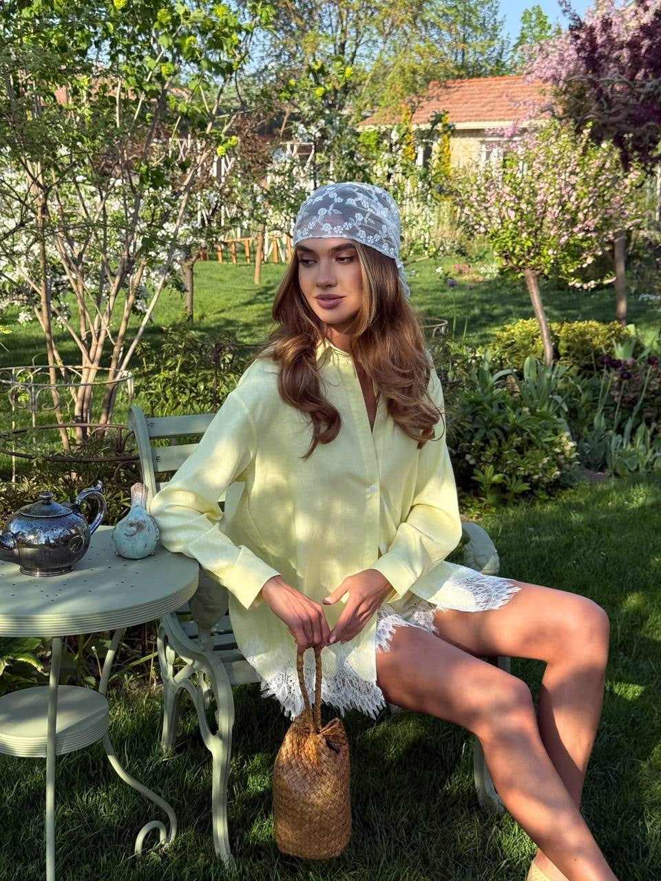 Dentelle Shirt Dress