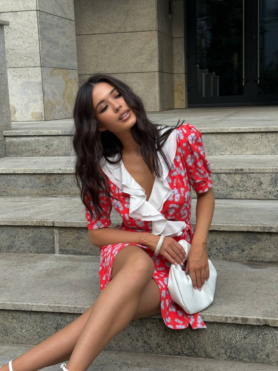 Bouquet Wrap Dress