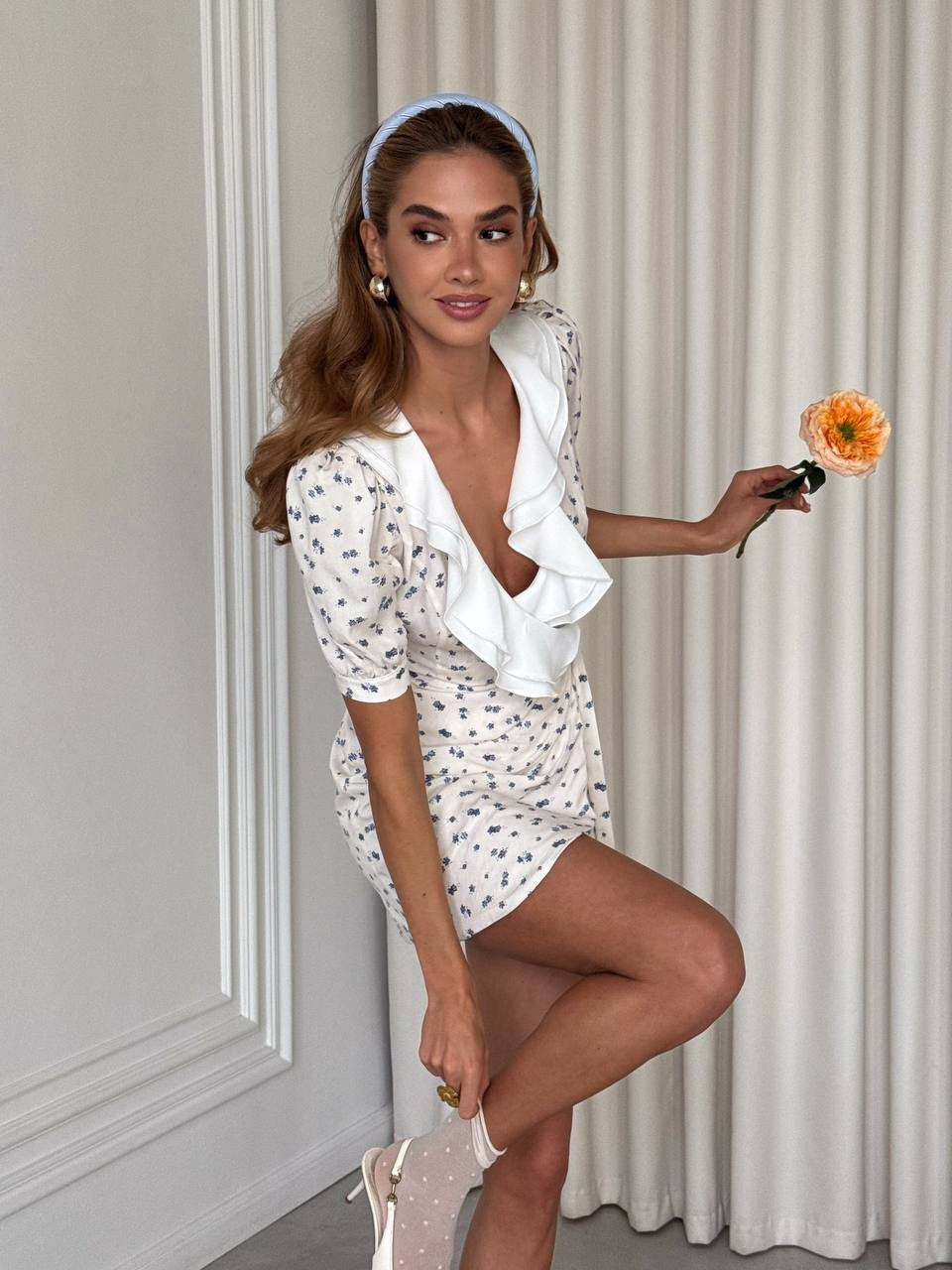 Bouquet Wrap Dress