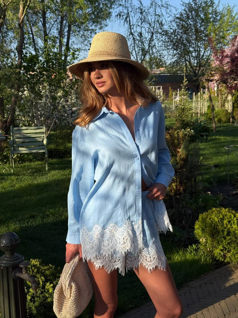 Dentelle Shirt Dress