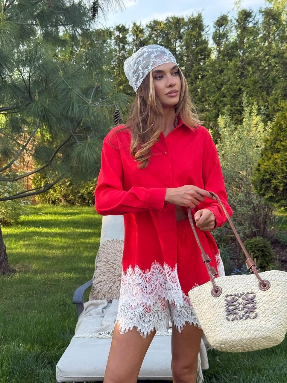 Dentelle Shirt Dress