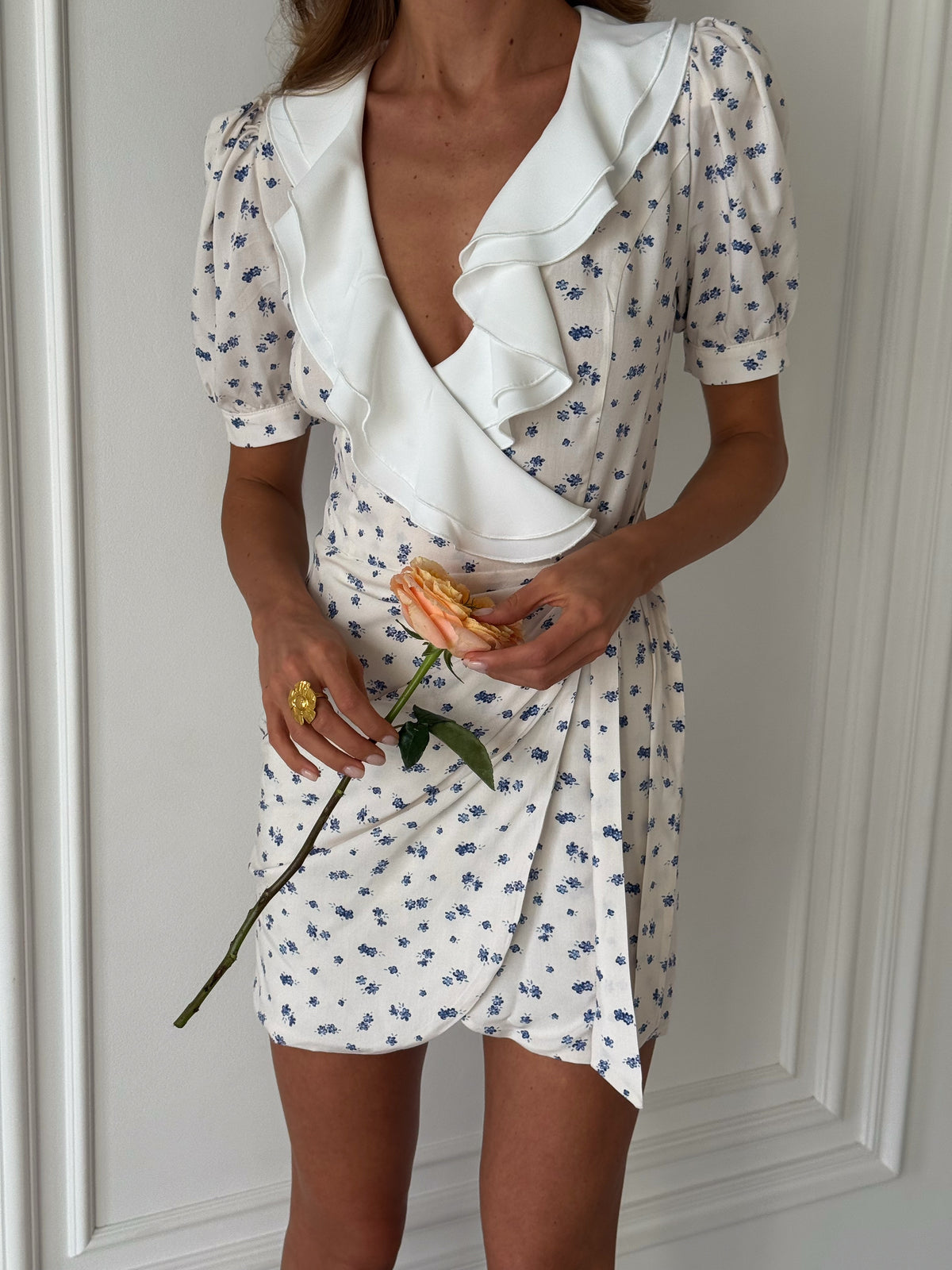 Bouquet Wrap Dress