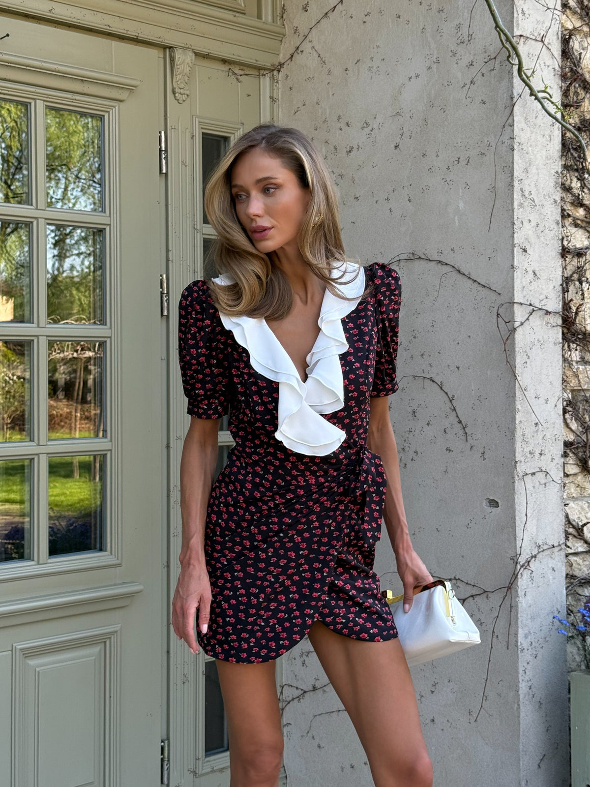 Bouquet Wrap Dress