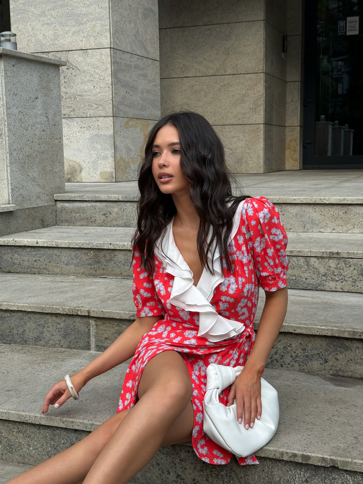 Bouquet Wrap Dress