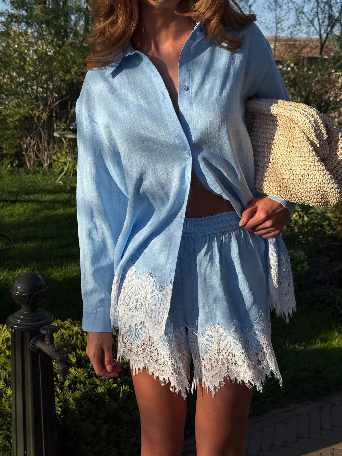 Dentelle Shirt Dress