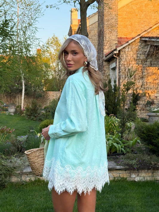 Dentelle Shirt Dress