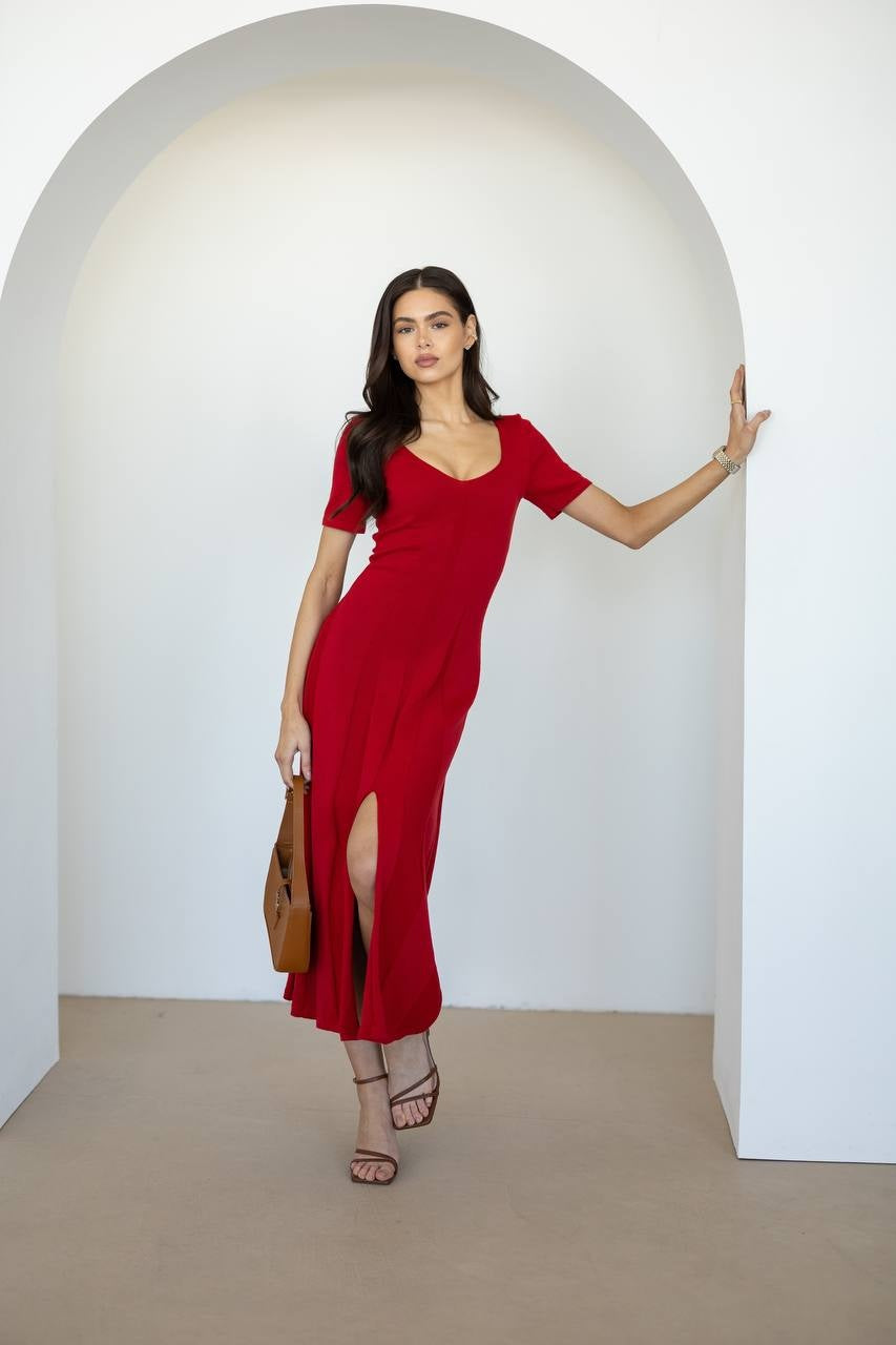 Petal Midi Dress
