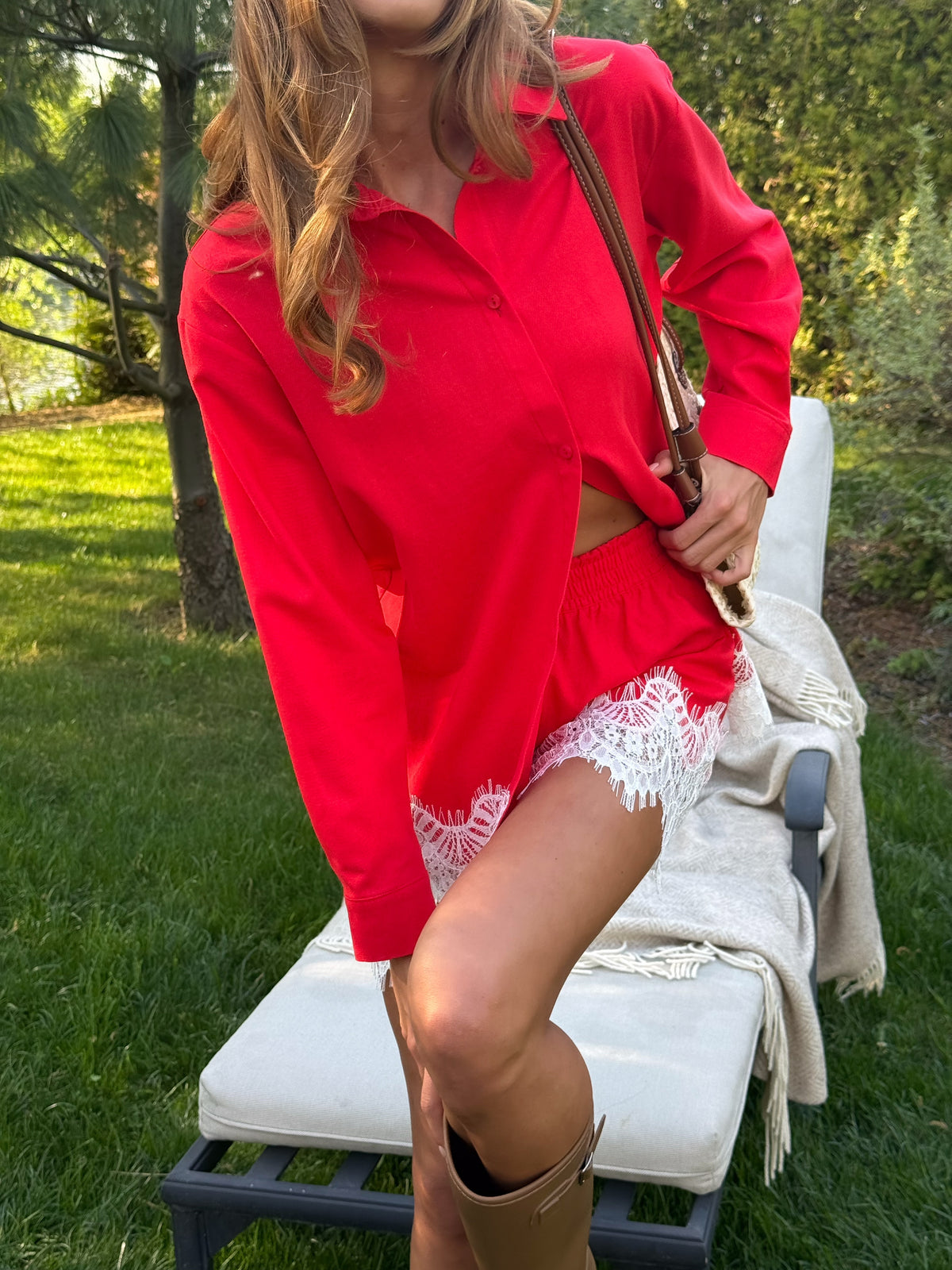 Dentelle Shirt Dress