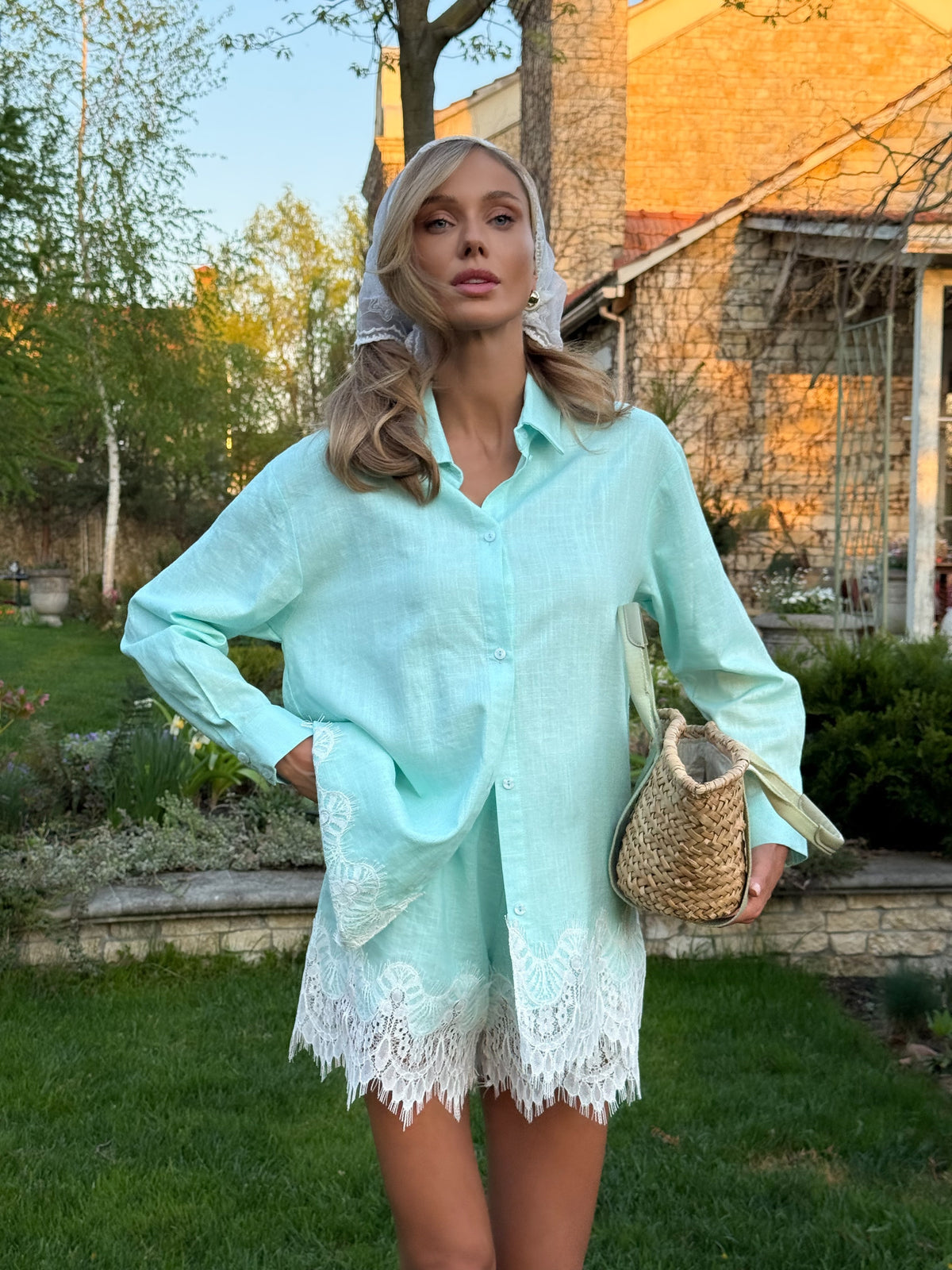 Dentelle Shirt Dress