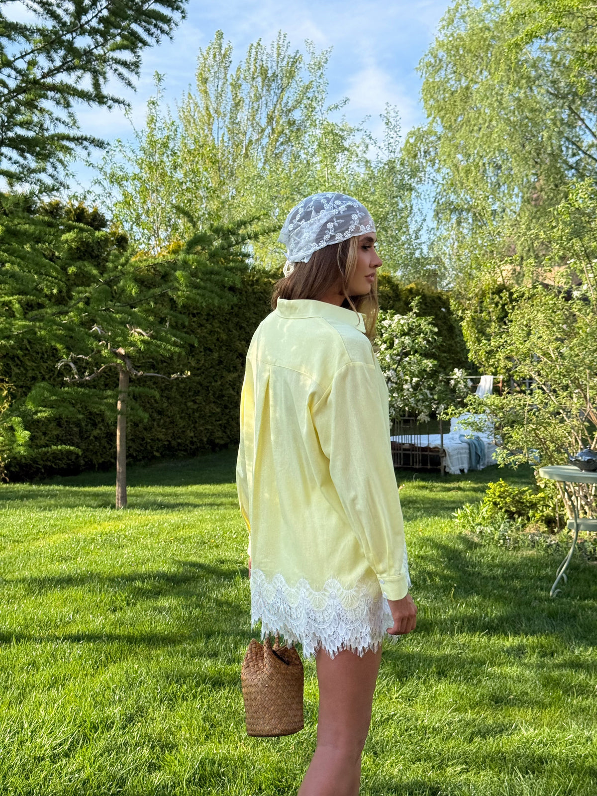 Dentelle Shirt Dress