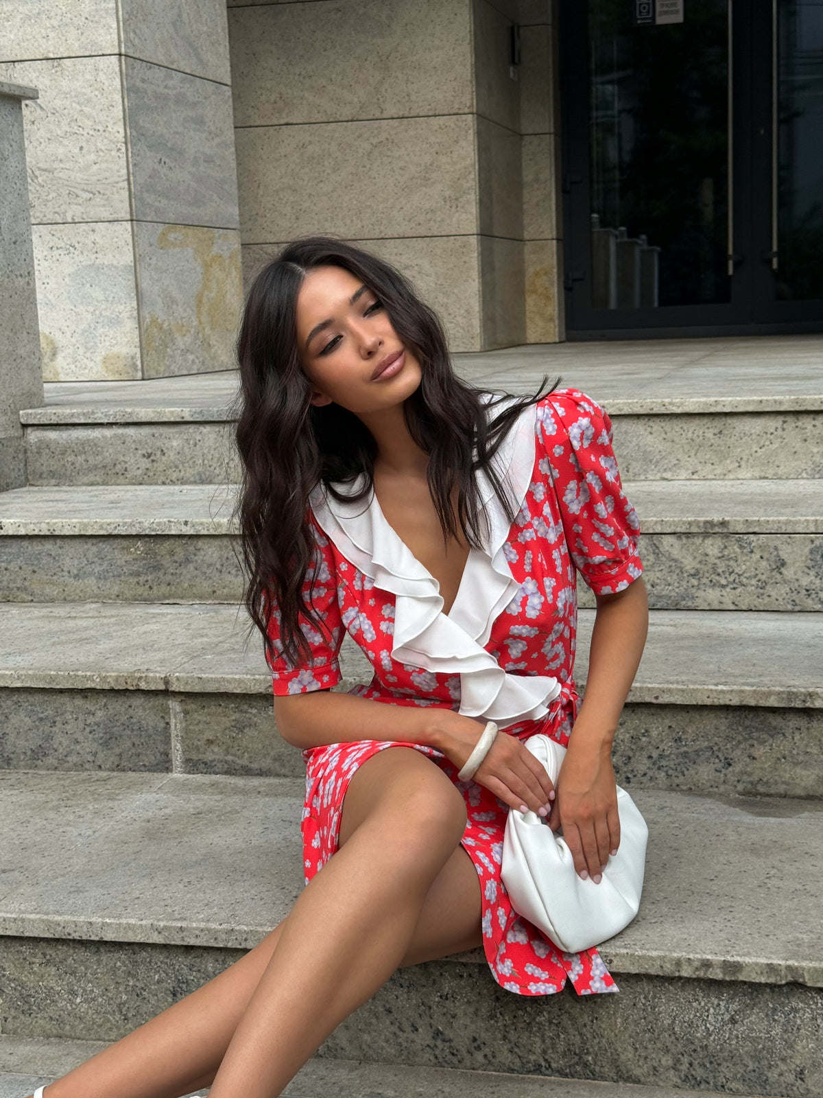Bouquet Wrap Dress