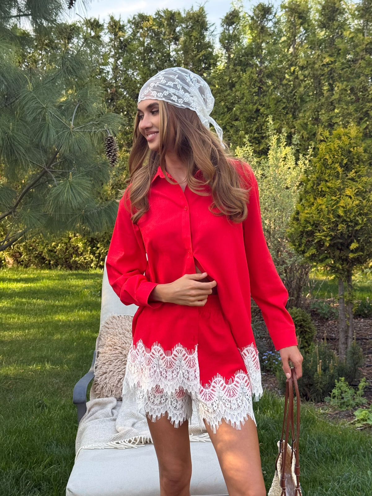 Dentelle Shirt Dress