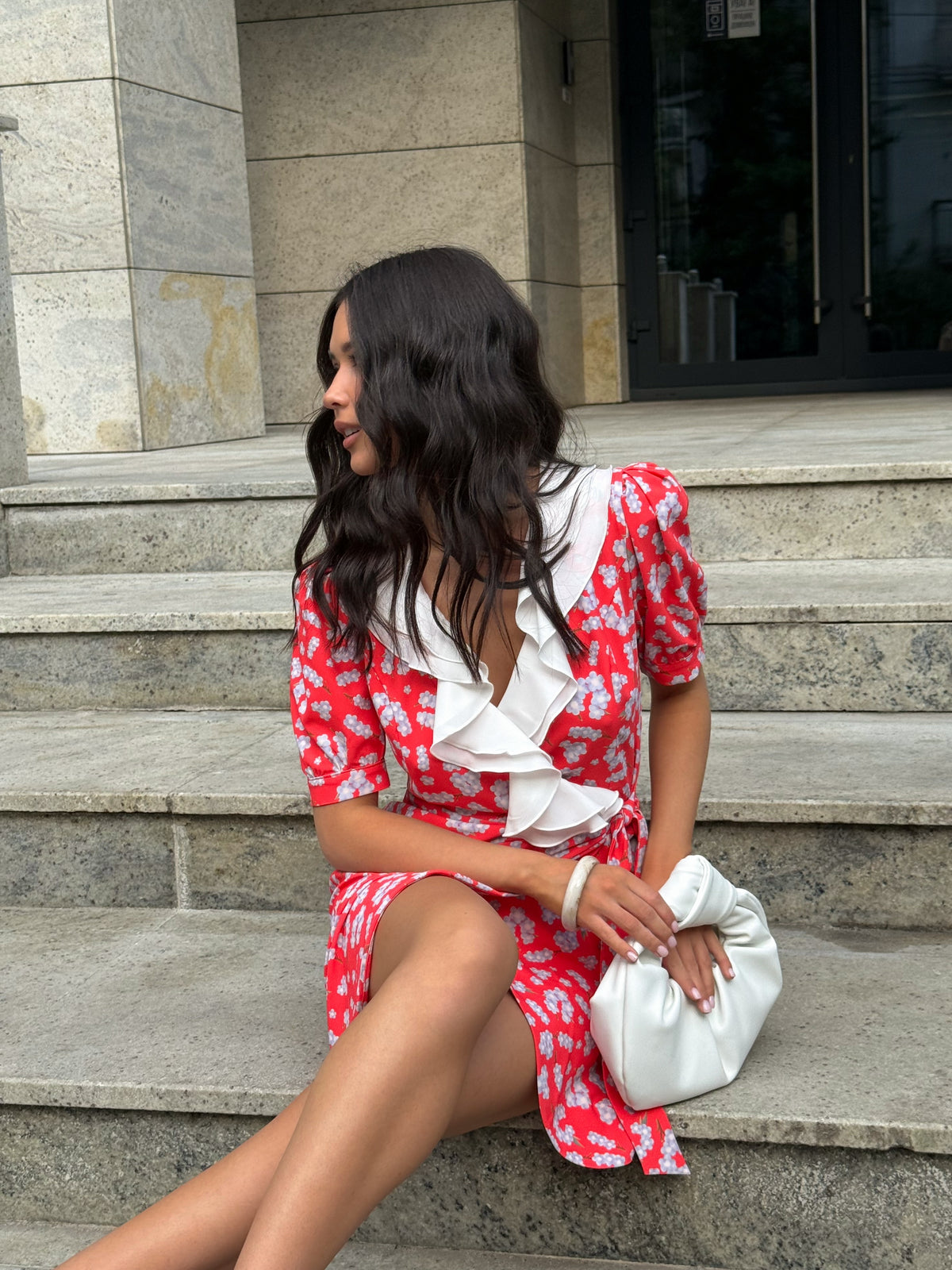 Bouquet Wrap Dress