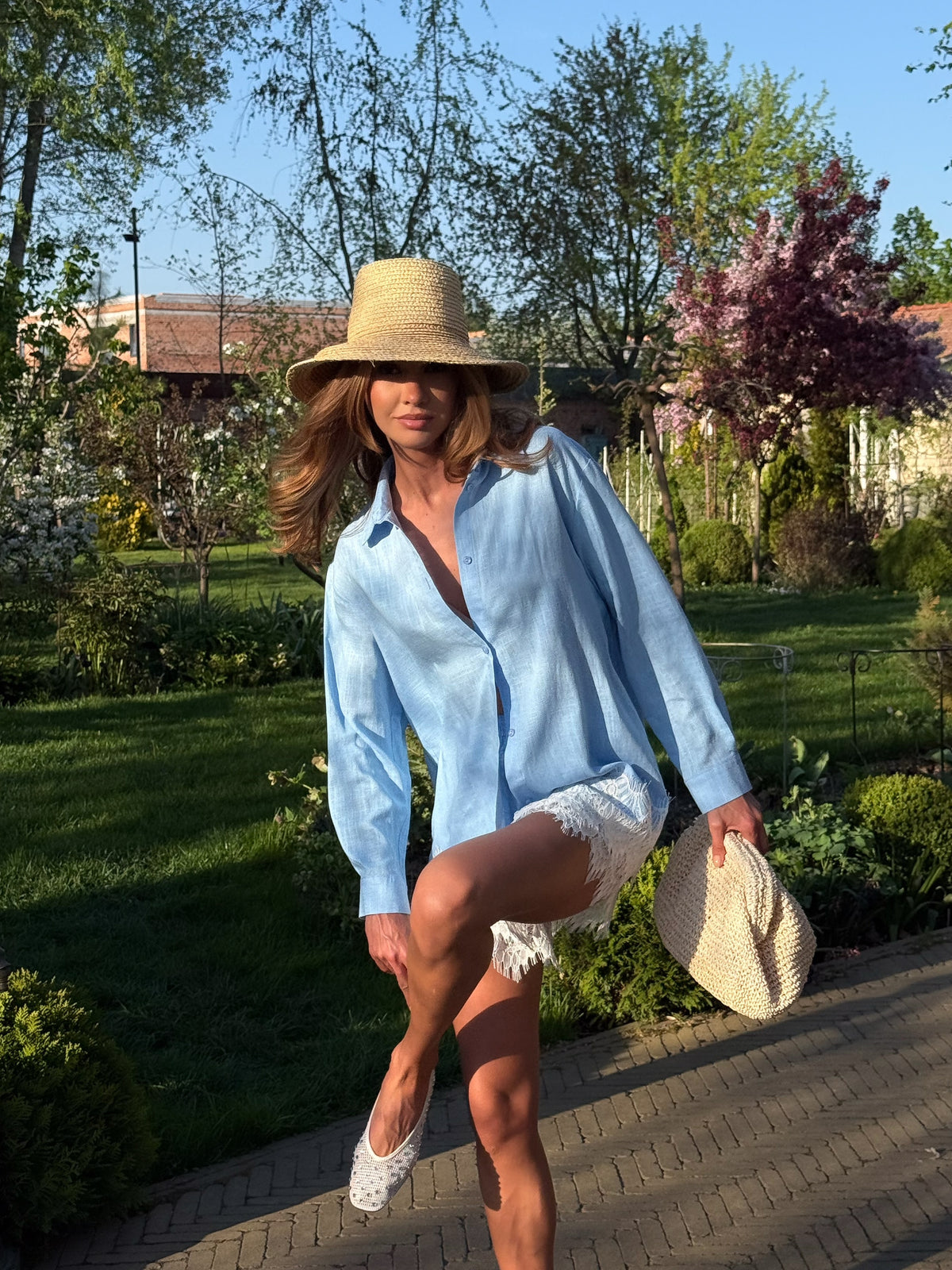 Dentelle Shirt Dress