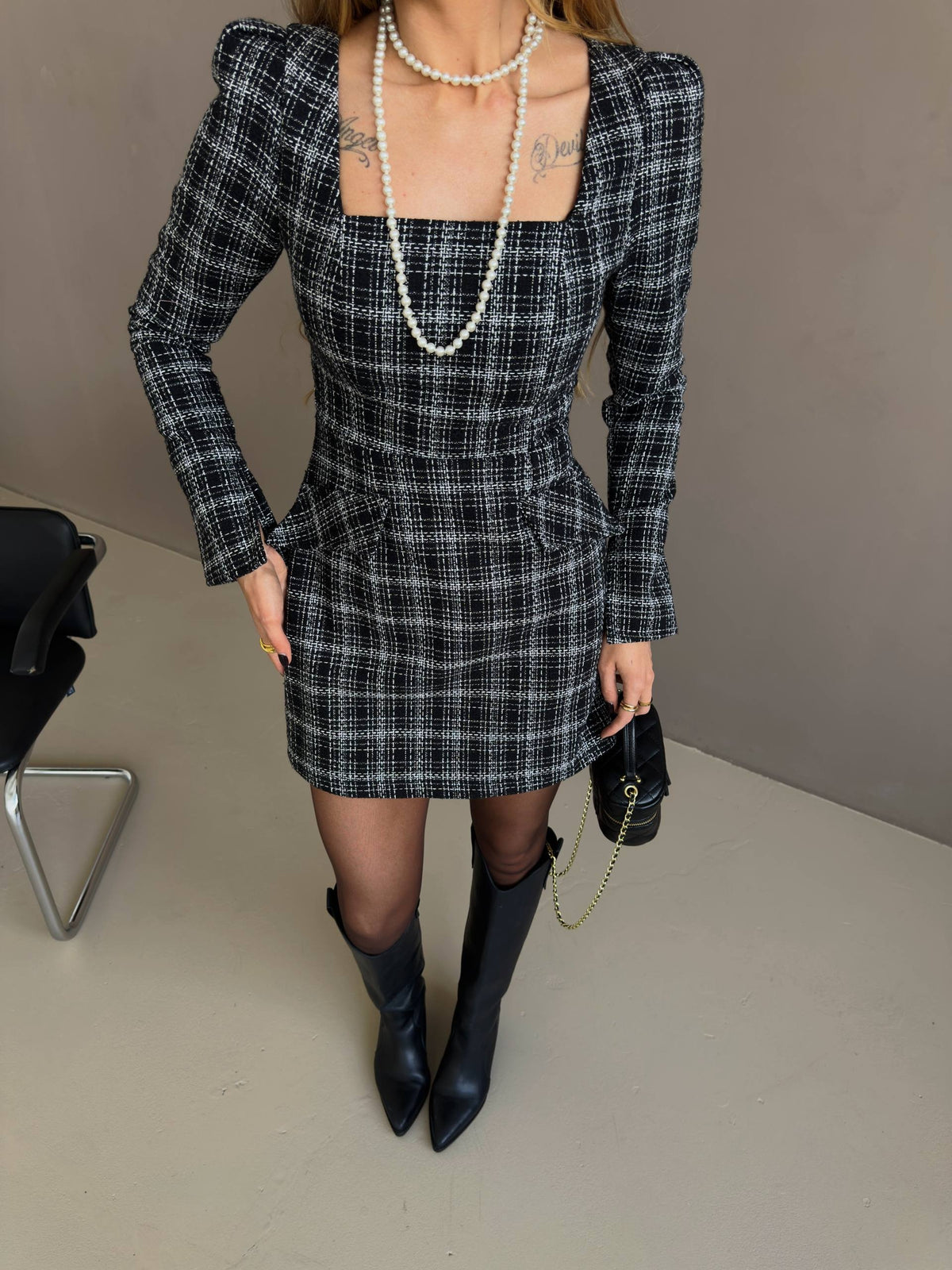 Tweed Romance Dress